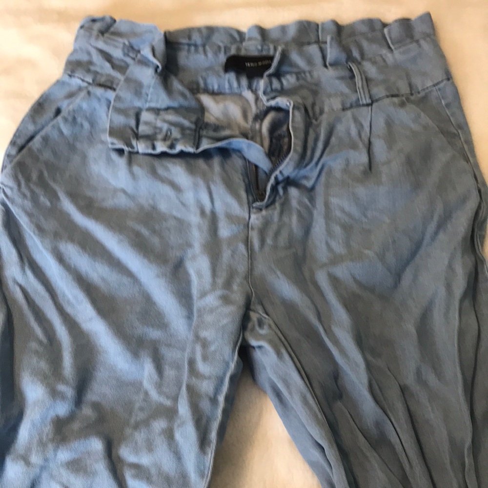 Light Blue Casual Pants
